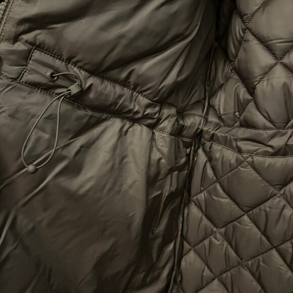 Athleta Whisper Featherless Puffer Parka Toasted Brown Size Medium - Picture 7 of 8